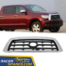 Chrome Front Grill Grille w/ Black Insert For Toyota Tundra 2007-2009 w/o Sport Package