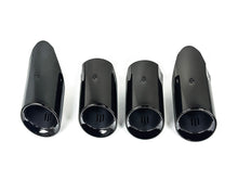 4pcs Black Exhaust Tips for Porsche Macan S 3.0-litre 2014-2022