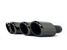 Black Exhaust Tips for Porsche Cayenne 92A V8 Short Pipe 2011-2014