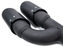 Matte Black Exhaust Tips for Porsche 958 Cayenne 92A V6 Long Pipe 2011-2014