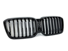 Glossy Black Front Kidney Grille Grill for BMW X3 G01 X4 G02 2022+ w/Camera fg214