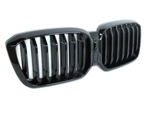 Glossy Black Front Kidney Grille Grill for BMW X3 G01 X4 G02 2022+ w/Camera fg214