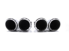 Dual Pipes Silver Exhaust Tips for Porsche Cayenne 92A V8 Short Pipe 2011-2014