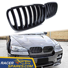 RacerSpares Glossy Black Front Kidney Grill Grille for BMW E70 X5 E71 X6 2007-2013 fg104