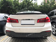 RacerSpares Carbon Fiber Rear Trunk Spoiler Wing for For 2017-2021 BMW G30 530i 540i F90 M5 bm119