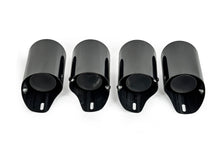RacerSpares Black Exhaust Tips Muffler Pipe for Porsche Panamera 4S 2017-2022 et165