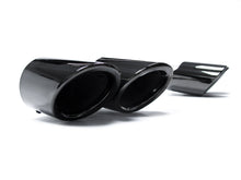 Black Rear Exhaust Tips for Porsche Cayenne 2019-2023