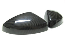 Fits 2014-2020 Audi A3 8V S3 RS8 Carbon Fiber Side Mirror Cover Caps Replacement w/o Lane Assist od17
