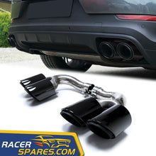Black Exhaust Tips for Porsche Cayenne 9YA 2018-2023 Petrol
