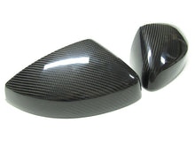 Fits 2014-2020 Audi A3 8V S3 RS8 Carbon Fiber Side Mirror Cover Caps Replacement w/o Lane Assist od17