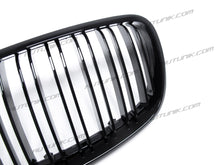 RacerSpares Glossy Black Front Kidney Grill Grille Dual Slats for BMW E70 X5 E71 X6 2007-2013 fg144