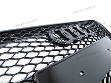 Gloss Black Honeycomb RS5 Style Front Bumper Grille Grill for AUDI A5 8T 08-12 fg100