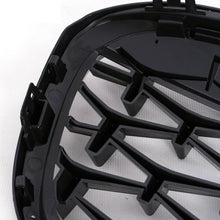 RacerSpares Front Kidney Grille Diamond Grill Glossy Black For BMW F48 F49 X1 Series 2016-2019