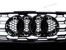 RS5 Style Front Bumper Grille Honeycomb Grill for Audi A5 B9 S5 17-19 fg120
