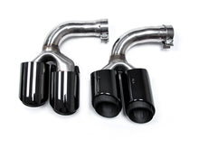 Black Exhaust Tips for Porsche Cayenne 9YA 2018-2023 Petrol
