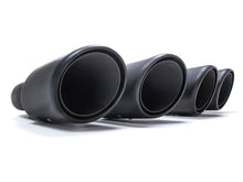 Matte Black Exhaust Tips for Porsche 958 Cayenne 92A V6 Long Pipe 2011-2014