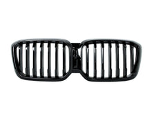 Glossy Black Front Kidney Grille Grill for BMW X3 G01 X4 G02 2022+ w/Camera fg214