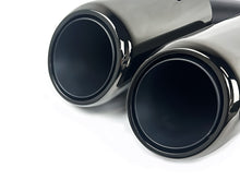 Black Exhaust Tips for Porsche Cayenne 92A V8 Short Pipe 2011-2014