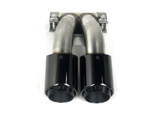 Black Sport Exhaust Tips for Porsche 981 Cayman / Boxster 2013-2016