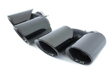 Black Rear Exhaust Tips for Porsche Macan Base 2.0L 2019-2023