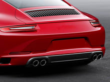 Silver Exhaust Tips For Porsche 911 Carrera 991.2 2016-2018
