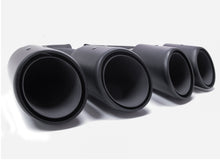 Matte Black Exhaust Tips for Porsche 958 Cayenne 92A V6 Long Pipe 2011-2014