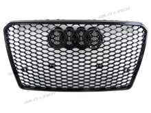 Glossy Black Front Bumper Grille Grill for Audi A7 4G S7 2011-2014 fg49