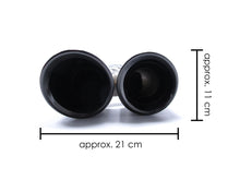 Black Exhaust Tips For Porsche Cayenne V6 Long Pipe 2014-2017