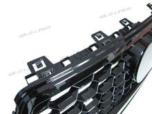 RS7 Style Front Honeycomb Mesh Grill Grille Gloss Black for Audi A7 S7 16-18 fg46