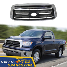 Chrome Front Bumper Grill Grille fits 2010-2013 Toyota Tundra w/o Rock Warrior or Sport PKG