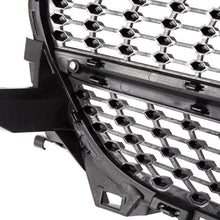 RacerSpares Chrome Diamond Frotnt Grill Grille Black For Mercedes Benz C117 W117 CLA CLA180 200 250 45 AMG 2013-2016 w/o Camera