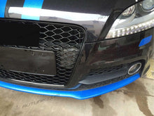 RacerSpares RS-TT Style Gloss Black Honeycomb Grille Front Bumper Grill for AUDI TT 8J 2006-2014 fg138