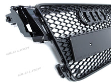 Gloss Black Honeycomb RS5 Style Front Bumper Grille Grill for AUDI A5 8T 08-12 fg100