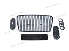 Glossy Black Front Bumper Grille Grill for Audi A7 4G S7 2011-2014 fg49