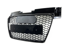 RacerSpares RS-TT Style Gloss Black Honeycomb Grille Front Bumper Grill for AUDI TT 8J 2006-2014 fg138