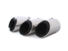 3-Layer Sport Silver Exhaust Tips for Porsche Macan Base 2.0L 2019-2023
