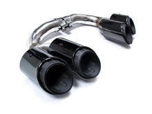 Black Exhaust Tips for Porsche Cayenne 9YA 2018-2023 Petrol