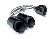Black Exhaust Tips for Porsche Cayenne 9YA 2018-2023 Petrol