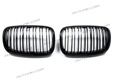 RacerSpares Glossy Black Front Kidney Grill Grille Dual Slats for BMW E70 X5 E71 X6 2007-2013 fg144