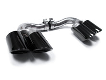 Black Rear Exhaust Tips for Porsche Cayenne 2019-2023