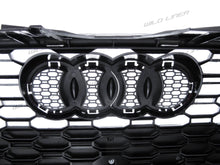 RS5 Style Front Bumper Grille Honeycomb Grill for Audi A5 B9 S5 17-19 fg120