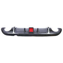 RacerSpares Carbon Fiber Look Rear Diffuser Lip for Infiniti Q50 2014-2017 W/ LED Light