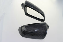 Real Carbon Fiber Side Mirror Cover Caps Pair For AUDI A4 S4 B6 B7 2002-2007 A6 S6 2006 2007