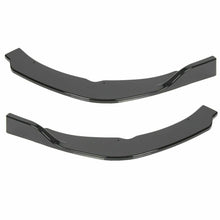 RacerSpares Glossy Black Front Bumper Lip Spoiler Splitter For Toyota Camry 2018-2022