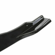 RacerSpares Glossy Black Front Bumper Lip Spoiler Splitter For Toyota Camry 2018-2022