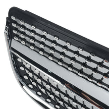 RacerSpares Diamond Style Chrome Front Bumper Grille Grill for Mercedes W207 C207 E-CLASS Coupe facelift 2014-2017 w/o front camera