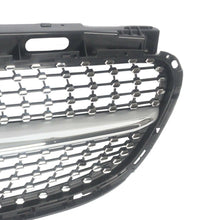 RacerSpares Chrome Diamond Front Bumper Grill Grille For Mercedes Benz W212 E-CLASS Facelift Sedan 2014-2016 w/o camera