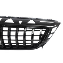 For 2011-2014 Mercedes Benz CLS W218 Pre-Facelift GTR Style Front Bumper Grille Grill w/o Camera ALL BLACK