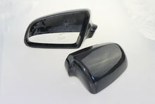 Real Carbon Fiber Side Mirror Cover Caps Pair For AUDI A4 S4 B6 B7 2002-2007 A6 S6 2006 2007