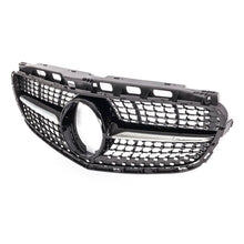 RacerSpares Black Diamond Grille Front Bumper Grill For Mercedes-Benz E-Class W212 Sedan Wagon 2014-2016 w/o front camera